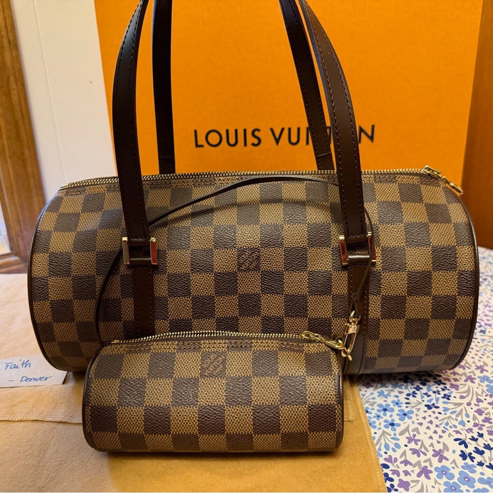Louis Vuitton Brown Damier Canvas Papillon 30 - Picture 16 of 16